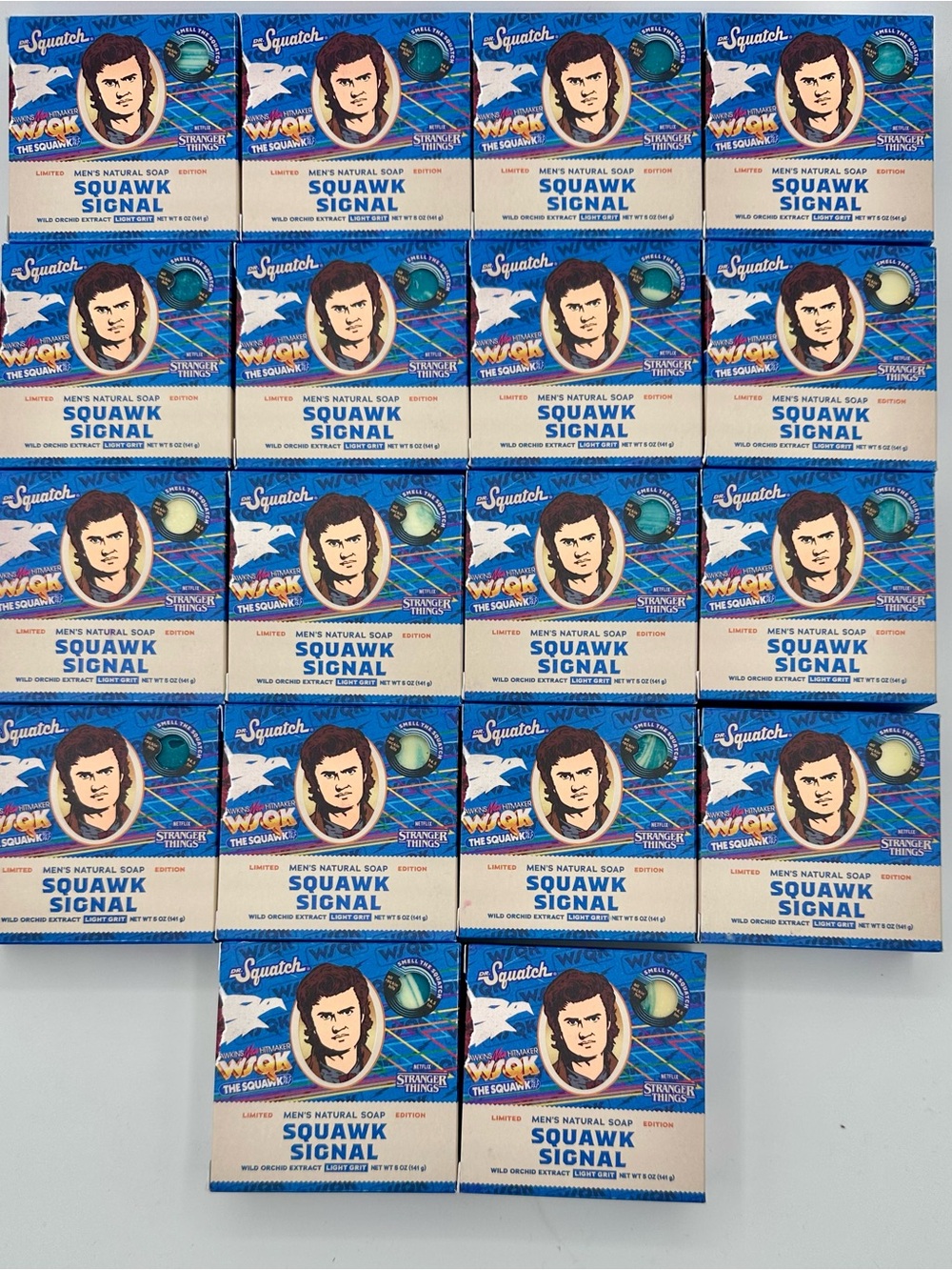 Dr Squatch X Stranger Things Squawk Signal Lot of 18